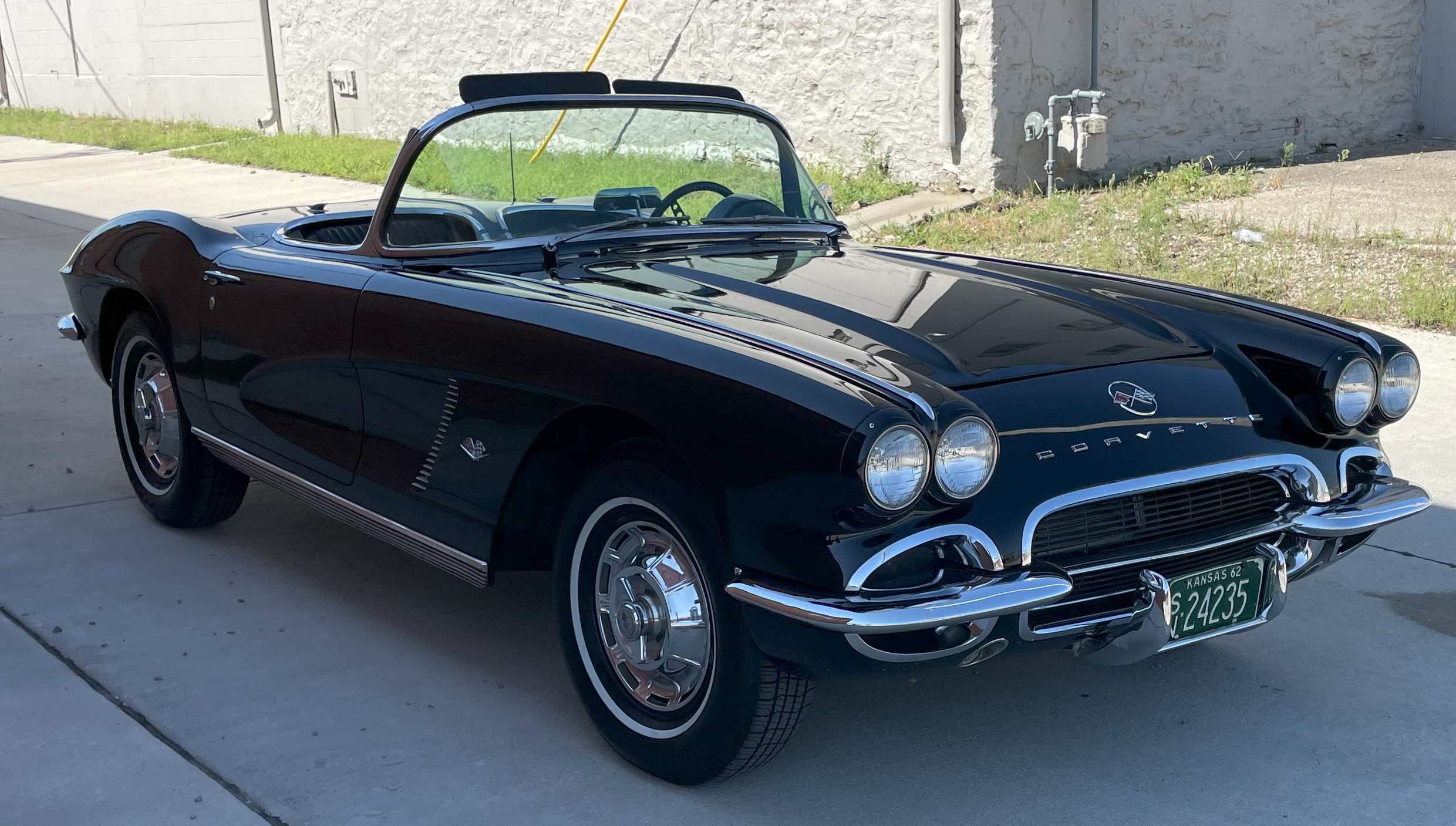 1962 Black Corvette hero image